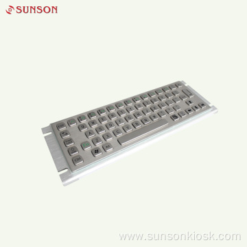 Industrial Stainless Steel Metal Keyboard